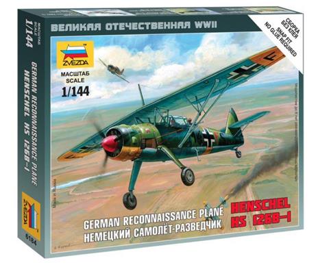 Henschel 126 B-1 German Reconnaisance Plane Plastic Kit 1:144 Model Z6184