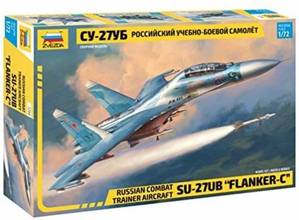 Aereo Sukhoi SU 27 UB 1:72. Zvezda ZS7294