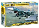 Sukhoi Su-33 Flanker-D Russian Navy Fighter Plastic Kit 1:72 Model Z7297