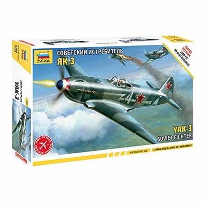 Zvezda 7301 Yak-3 Soviet Fighter Kit 1:72 Modellino