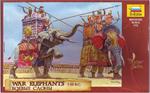 War Elephants I-III B.C. Figure Plastic Kit 1:72 Model Z8011