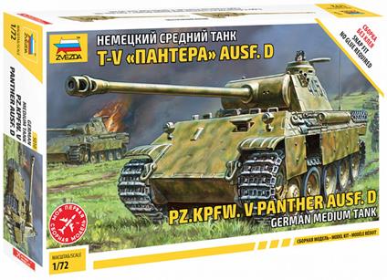 Zvezda - 1/72 Panzerkampfw.V Panther Ausf.D