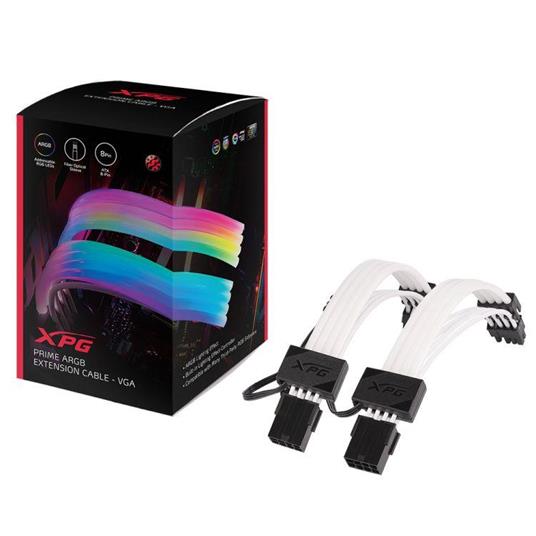 Cavo prolunga xpg prime vga pcie 8+8 pin con illuminazine rgb addressable  (3-pin / 5v) & controller - Adata - Informatica | IBS