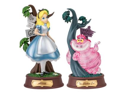 Alice In Wonderland Mini Diorama Stage Statuas 2-pack Candy Color Special Edition 10 Cm Beast Kingdom Toys