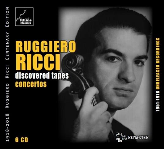 Discovered Tapes Concertos - CD Audio di Ruggiero Ricci