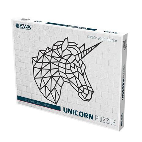 Puzzle da parete in legno - Unicorno 81,1 cm - 2