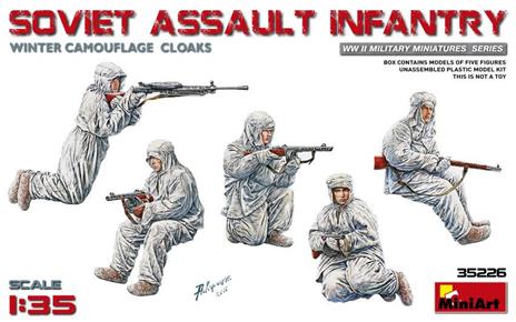 Soviet Assault Infantry(Winter Camouflag Cloaks) (1:35) - 2