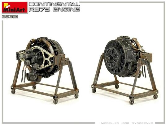 Continental R975 Engine Scala 1/35 (MA35321) - 2
