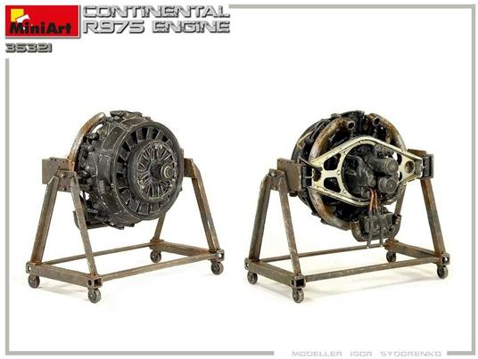 Continental R975 Engine Scala 1/35 (MA35321) - 3