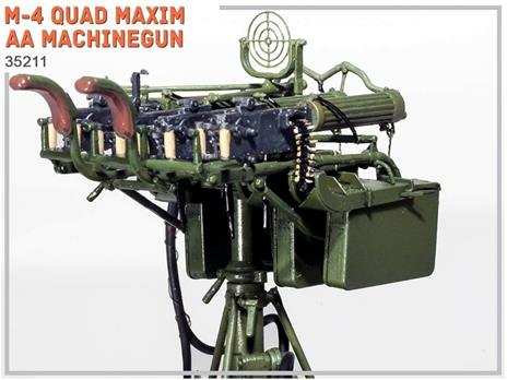 M-4 Quad Maxim Aa Machinegun Scala 1/35 (MA35211) - 3