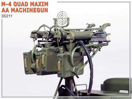 M-4 Quad Maxim Aa Machinegun Scala 1/35 (MA35211) - 4