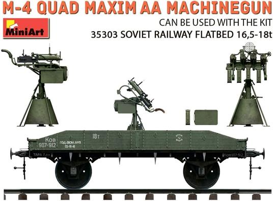 M-4 Quad Maxim Aa Machinegun Scala 1/35 (MA35211) - 5