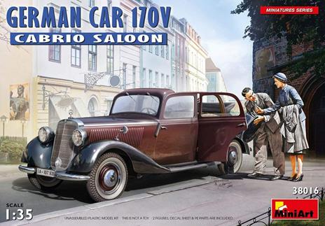 German Car 170v Cabrio Saloon Scala 1/35 (MA38016)