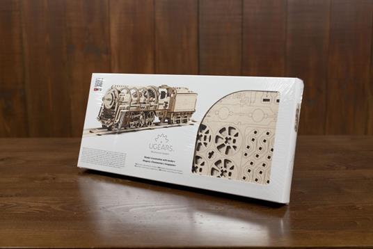 Ugears Locomotiva A Vapore In Legno Puzzle 3D