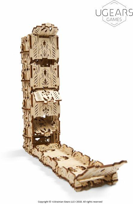 Torre Lancia Dadi Modulare di Legno - UGears