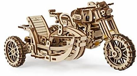 Ugears Moto Scrambler Ugr-10 Con Sidecar