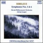 Sinfonie n.1, n.6 - CD Audio di Jean Sibelius,Adrian Leaper,Slovak Philharmonic Orchestra