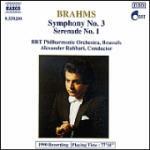 Sinfonia n.3 - Serenata n.1 - CD Audio di Johannes Brahms,Alexander Rahbari,BRT Philharmonic Orchestra