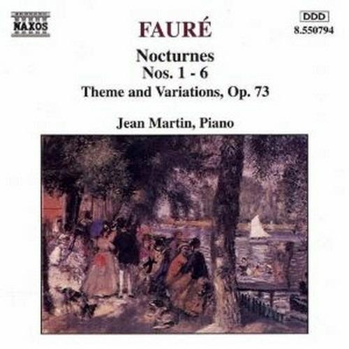 Notturni nn.1-6 - Tema e Variazioni - CD Audio di Gabriel Fauré