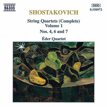 Quartetti per archi n.4, n.6, n.7 - CD Audio di Dmitri Shostakovich,Eder Quartet