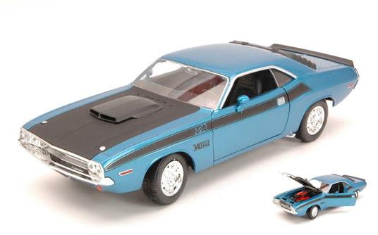 Dodge Challenger T/A 1970 Blue / Black 1:24 Model We4029Bl - 2