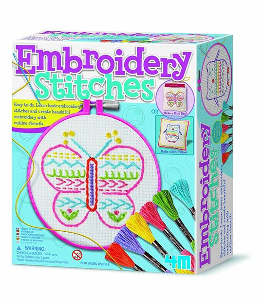 Punti Per Ricamo. Embroidery Stitches. 4M Giochi Educativi - 6