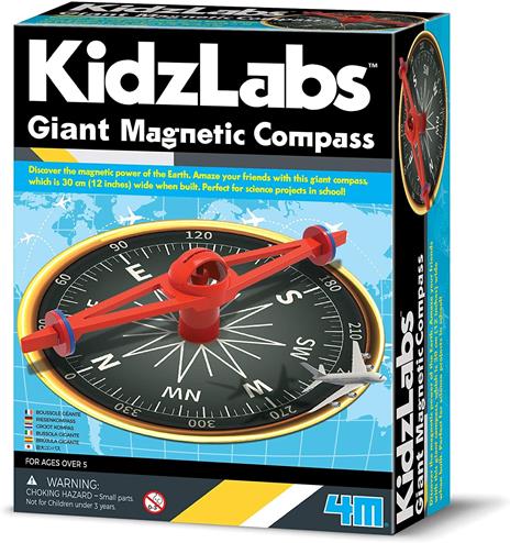 Bussola magnetica gigante - Kit di costruzione - 30 cm