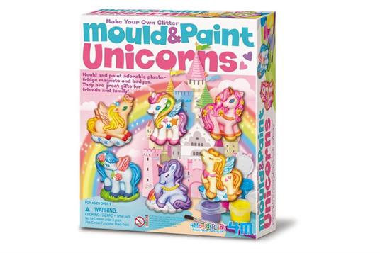 4m Kit Crea I Tuoi Unicorni Glitter In Gesso Accessori Tempo Libero Giochi - 2