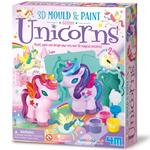 Modella & Dipingi/ Unicorni Glitter 3D