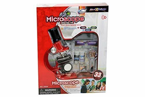 Microscopio 100-300-600x 33 Pcs