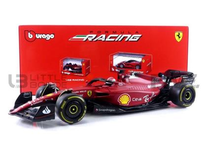 Bburago: Ferrari F1-75 (2022) (With Helmet) #16 (Leclerc) 1:18