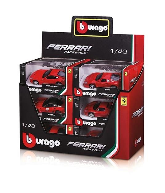 BBURAGO Ferrary R&P 1:43 Modello supercar Preassemblato - 9