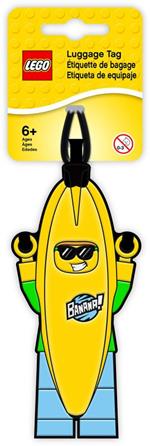 Etichetta per bagagli omino banana - Lego 53057