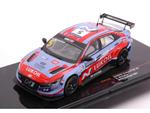 IXO MODEL GTM157A HYUNDAI ELANTRA N TCR N.5 LUKOIL SC WTCR PORTUGAL 2021 MICHELISZ 1:43 Modellino