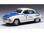 IXO MODEL RAC378A SAAB 96 V4 N.5 1000 LAKES RALLY 1976LAMPINEN/MARKKANEN 1:43 Modellino