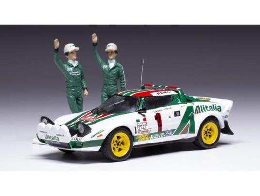 IXO MODEL SPRM001-77 LANCIA STRATOS HF N.1 WINN.RALLY MONTE C.1977 W/FIG.MUNARI/MAIGA 1:43 Modellino