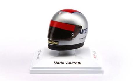 Casco Helmet Mario Andretti Formula 1 1977 Team Lotus 1:18 replica Model RIPTSM12AC05 - 2