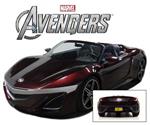 Acura Nsx Roadster 2012 Avengers Movie Tony Stark Iron Man 1:43 Model Tsm124384