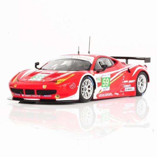 Ferrari 458 Italia Gte Pro #59 Team Luxury 2Nd Place 24H Le Mans 2012 Fujimi 1:43 Model Ripfjm1343002 - 2