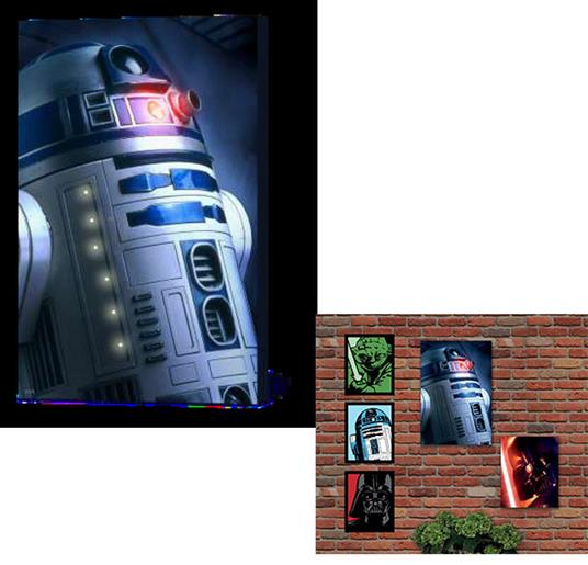 Quadro Luminoso Star Wars - R2-D2