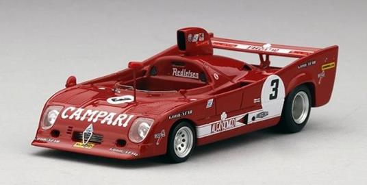 Alfa Romeo T33 Tt12 #3 M. Andretti A. Merzario 2Nd Place 6H Watkins Glen 1975 1:43 Model Riptsm164310 - 2