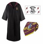 Pacchetto costumi Grifondoro : abito di stregone + cravatta + 5 tatuaggi - Harry Potter