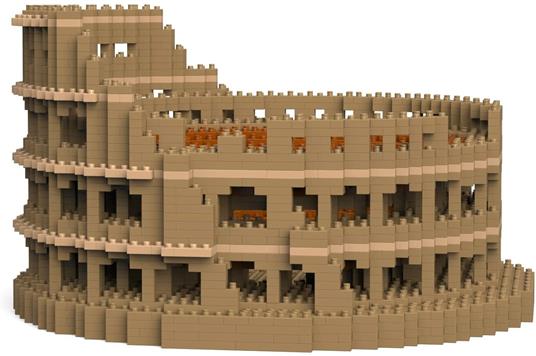 Colosseo 3D Ispirato Ai Lego - 3