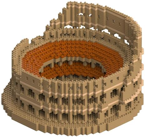 Colosseo 3D Ispirato Ai Lego - 4