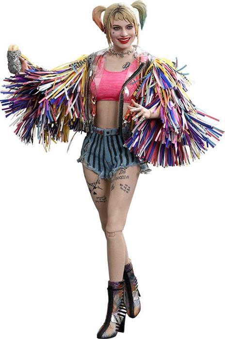 Birds Of Prey Movie Masterpiece Action Figura 1/6 Harley Quinn (caution Tape Giacca Version) 29 Cm Hot Toys