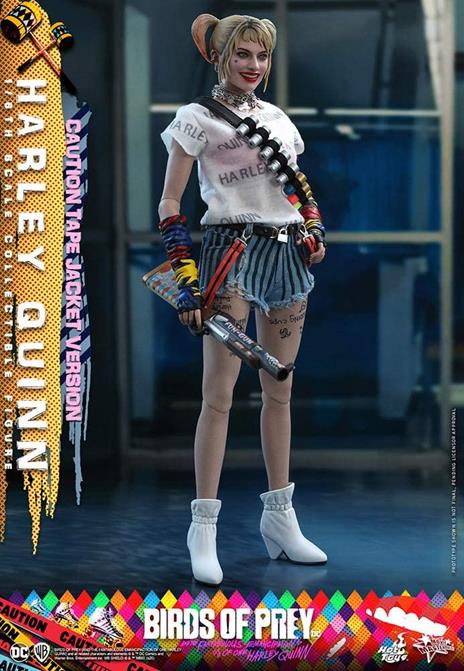 Birds Of Prey Movie Masterpiece Action Figura 1/6 Harley Quinn (caution Tape Giacca Version) 29 Cm Hot Toys - 3