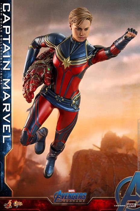 Avengers: Endgame Movie Masterpiece Series Pvc Action Figura 1/6 Captain Marvel 29 Cm Hot Toys - 6