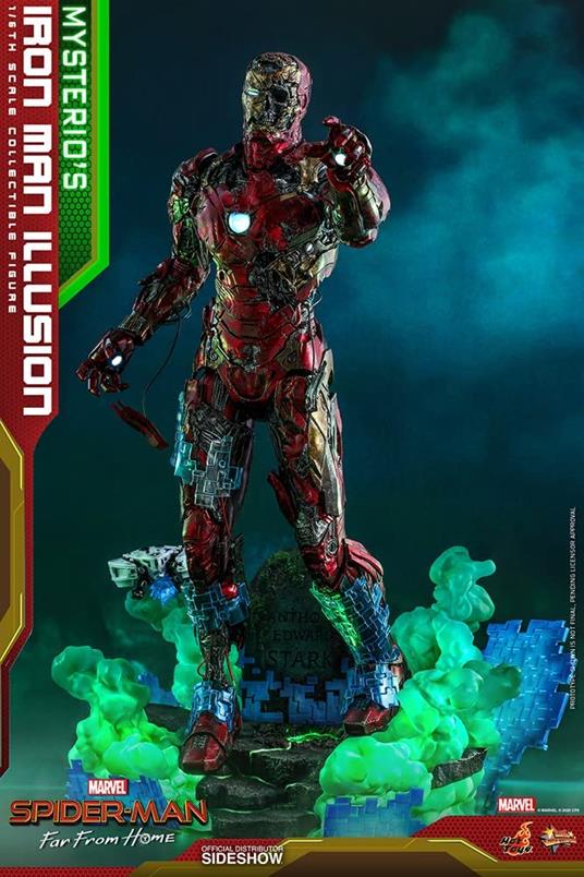 Spider-man: Far From Home Mms Pvc Action Figura 1/6 Mysterio''s Iron Man  Illusion 32 Cm Hot Toys - Hot Toys - TV & Movies - Giocattoli | IBS