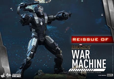 Iron Man 2 Movie Masterpiece Action Figura 1/6 War Machine 32 Cm Hot Toys - 4