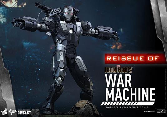 Iron Man 2 Movie Masterpiece Action Figura 1/6 War Machine 32 Cm Hot Toys - 5